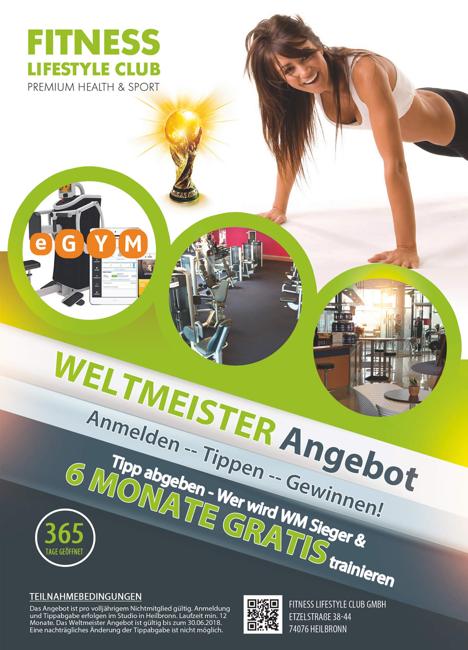 Premium Health and Sport › Fitness Lifestyle Club Heilbronn